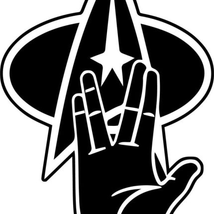 Live_Long_Prosper_Spock star trek decal with logo