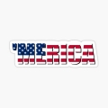 merica rebel sticker