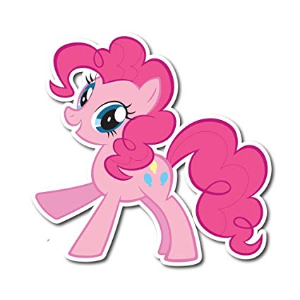 my little pony pink sticker