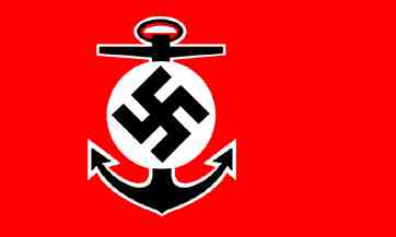 National Socialist Water Sports Flag Decal Sticker