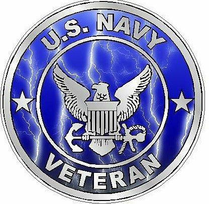 NAVY VETERAN lightning blue