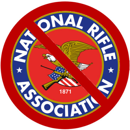 No_NRA ROUND STICKER