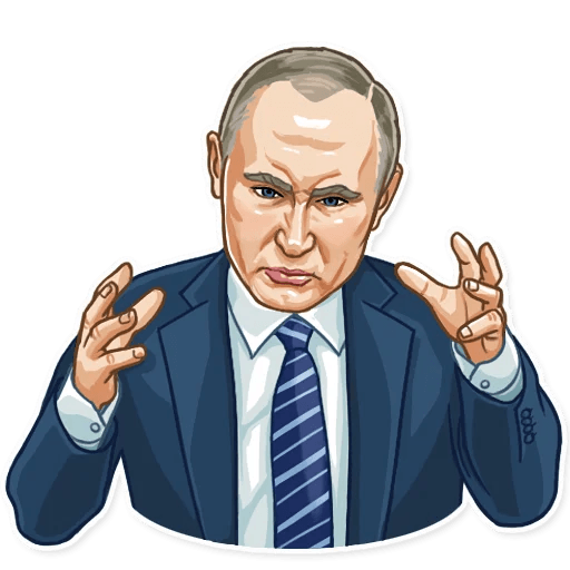 president vladimir putin political sticker 30