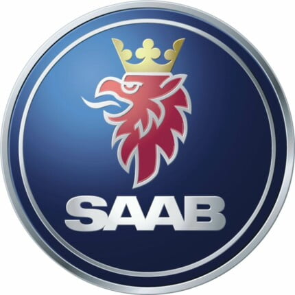 Saab Logo Color Decal Sticker