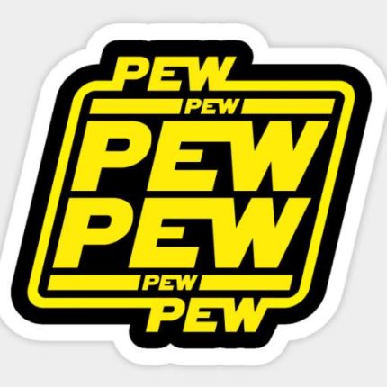 STAR WARS Pew Pew Pew Sticker