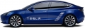 Tesla Model 3 ELON FAN CLUB Sticker set