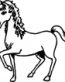 Unicorn Die Cut Cartoon Sticker