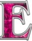 PINK Flame Letters & Numbers