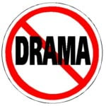 No Drama Decal