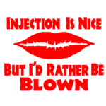 Injection Blown decal