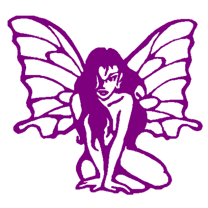 Butterfly Girl Sticker