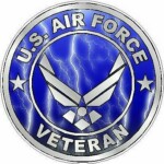 AIR FORCE VETERAN lightning blue