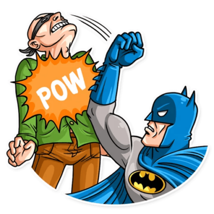 batman comic book_sticker 29