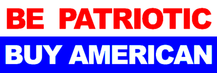 Be Patriotic BUY AMERICAN Sticker