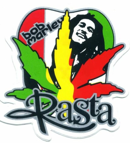 Bob Marley Sticker Reggae Rasta Decal 10