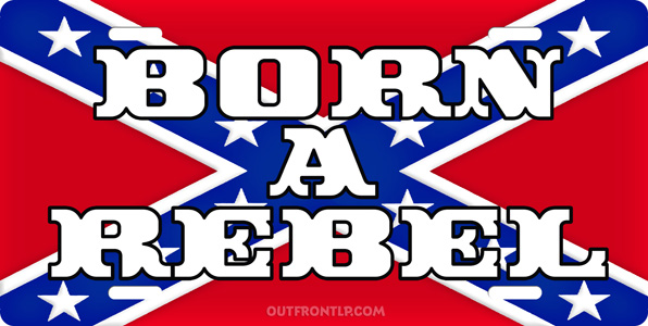 born a rebel sticker