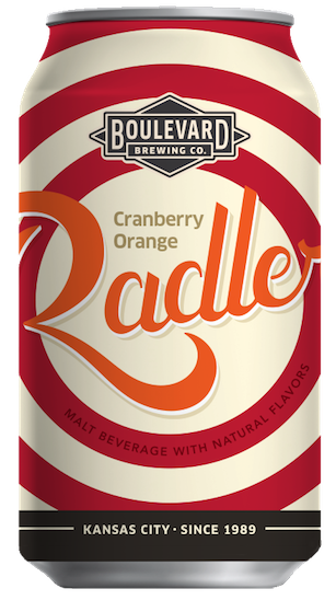 Boulevard RADLER Cran Orange CAN Shaped Sticker