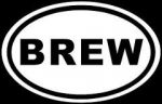 BREW Oval Sticker