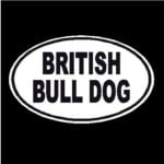 British Bull Dog Oval Decal