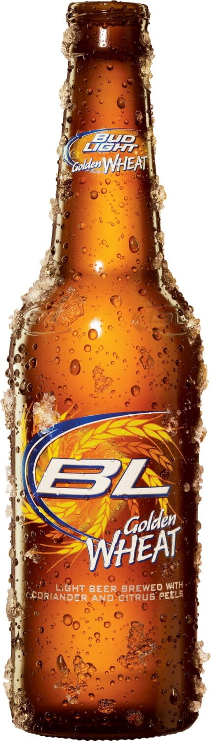 Bud Light Golden Wheat Bottle Decal