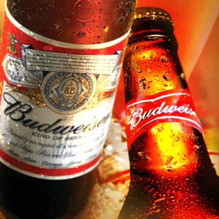 Budweiser Bottle Shot Decal