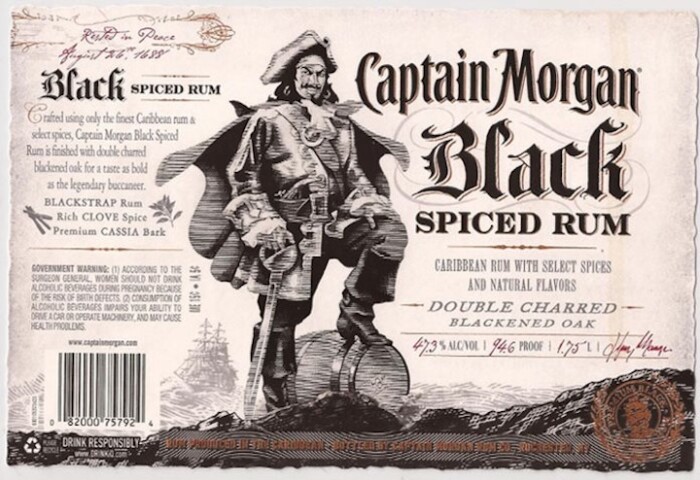 CAPTAIN MORGAN BLACK LABEL