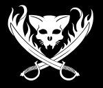 Cat Pirate Skull Diecut Decal