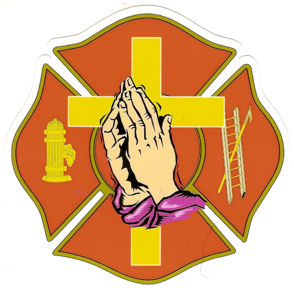 Christian Firefighter sticker 2