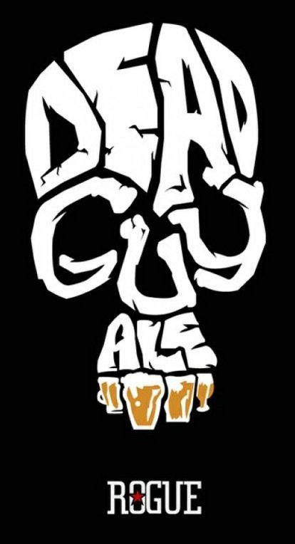 Dead Guy Ale Logo Rectangular Sticker