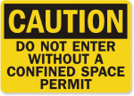 Do Not Enter Caution Sign