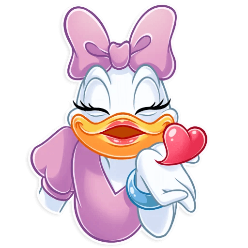 donald duck daisy duck disney cartoon sticker 12