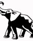 Elephant Vinyl Decal 007