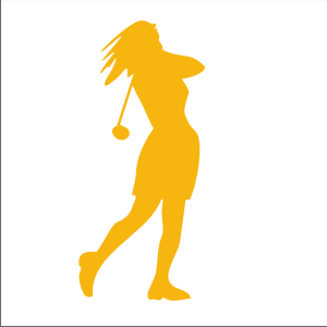 female_golfer decal