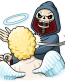 friendly death_grim reaper sticker 39