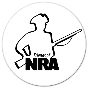 friends of NRA round sticker