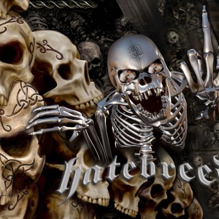 Hatebreed 2 Color Band Sticker