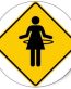 Hula Hoop Warning Sign Sticker 2