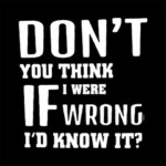 if i were wrong die cut decal