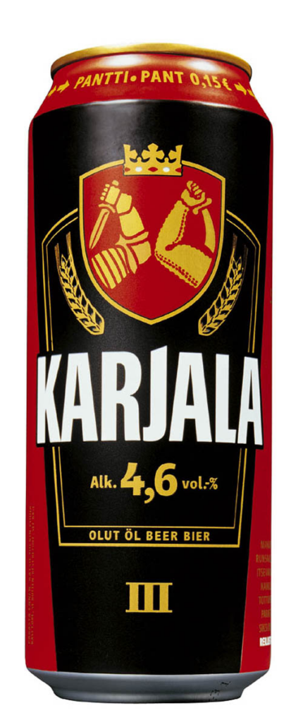 Karjala Can Shaped Sticker