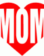 Love Mom Decal
