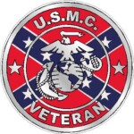 MARINE CORPS VETERAN flag rebel