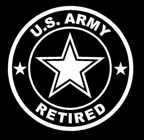 MILITARY RETIRED DIECUT army