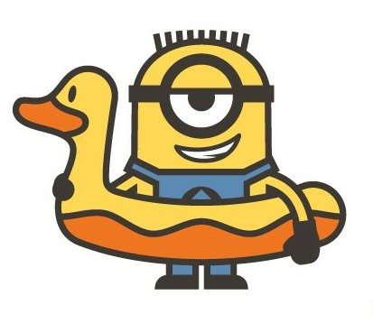 Minion Duckie Sticker