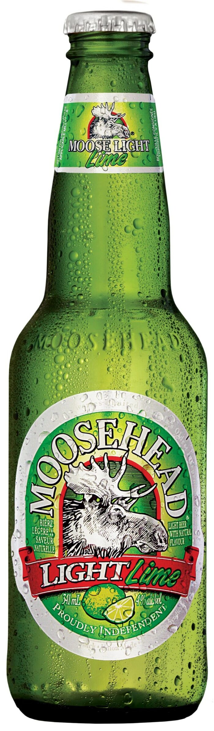 Moosehead Light Lime Beer Bottle Sticker