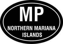 Mariana Islands Oval Decal
