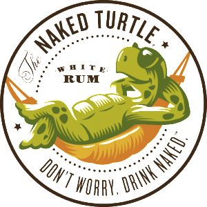 Naked Turtle White Rum Logo Sticker
