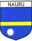 Nauru Flag Crest Decal Sticker