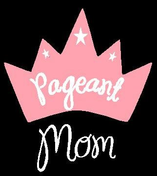 Pageant Mom Pink and White Decal