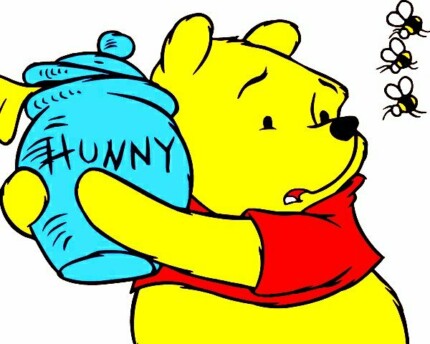 Pooh winnie the pooh bees sticker