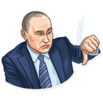 president vladimir putin political sticker 16